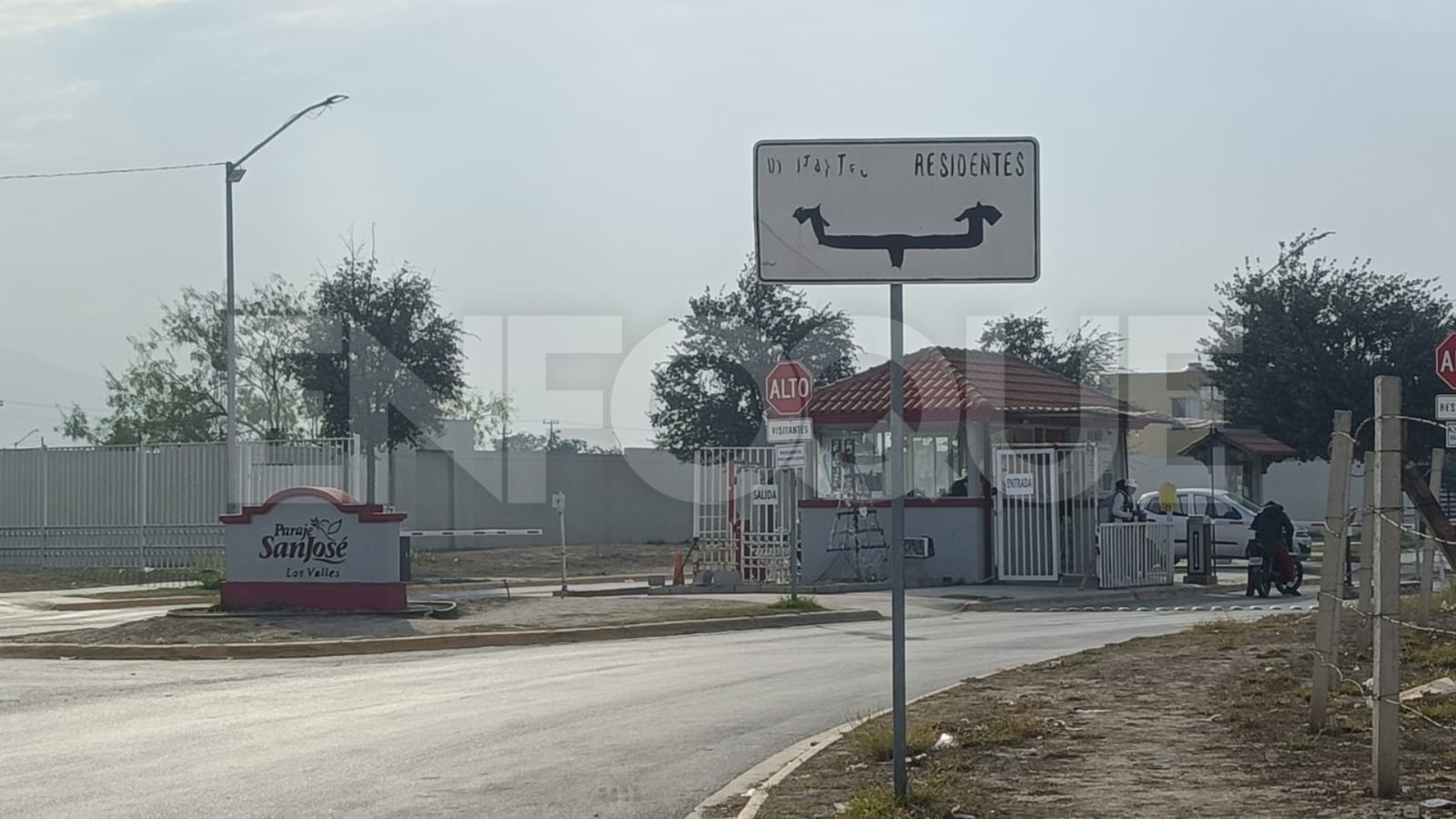 Movilización policiaca en Paraje San José García