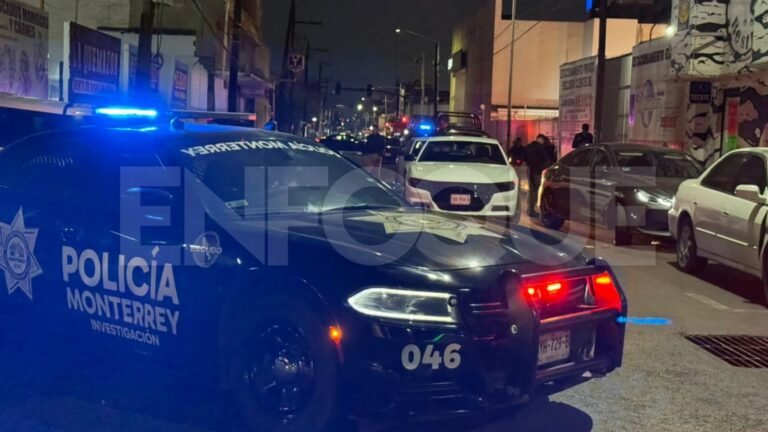 Homicidio en el centro de Monterrey estacionamiento