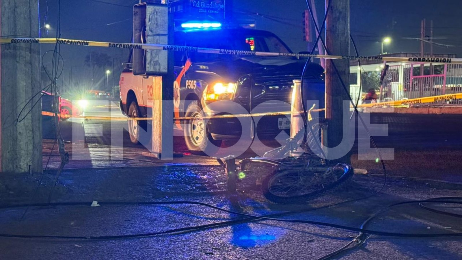 Patrulla atropella y mata a ciclista en Guadalupe
