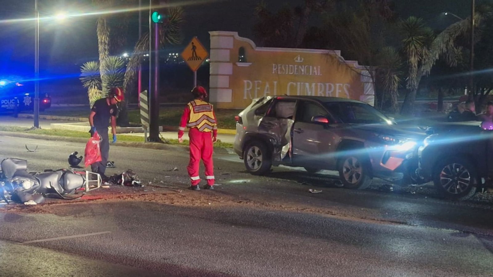Choque durante persecución en Monterrey deja lesionados