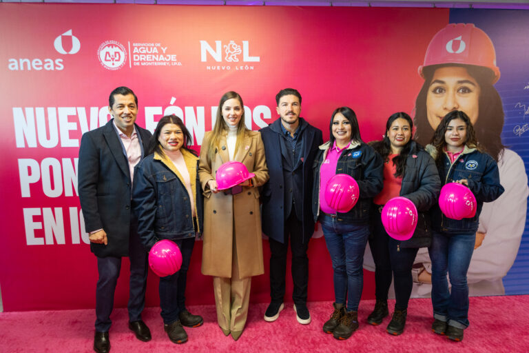 01 NUEVO LEÓN, PRIMER LUGAR NACIONAL EN IGUALDAD TÉCNICA DEL SECTOR HÍDRICO A TRAVÉS DE “CASCOS ROSAS”