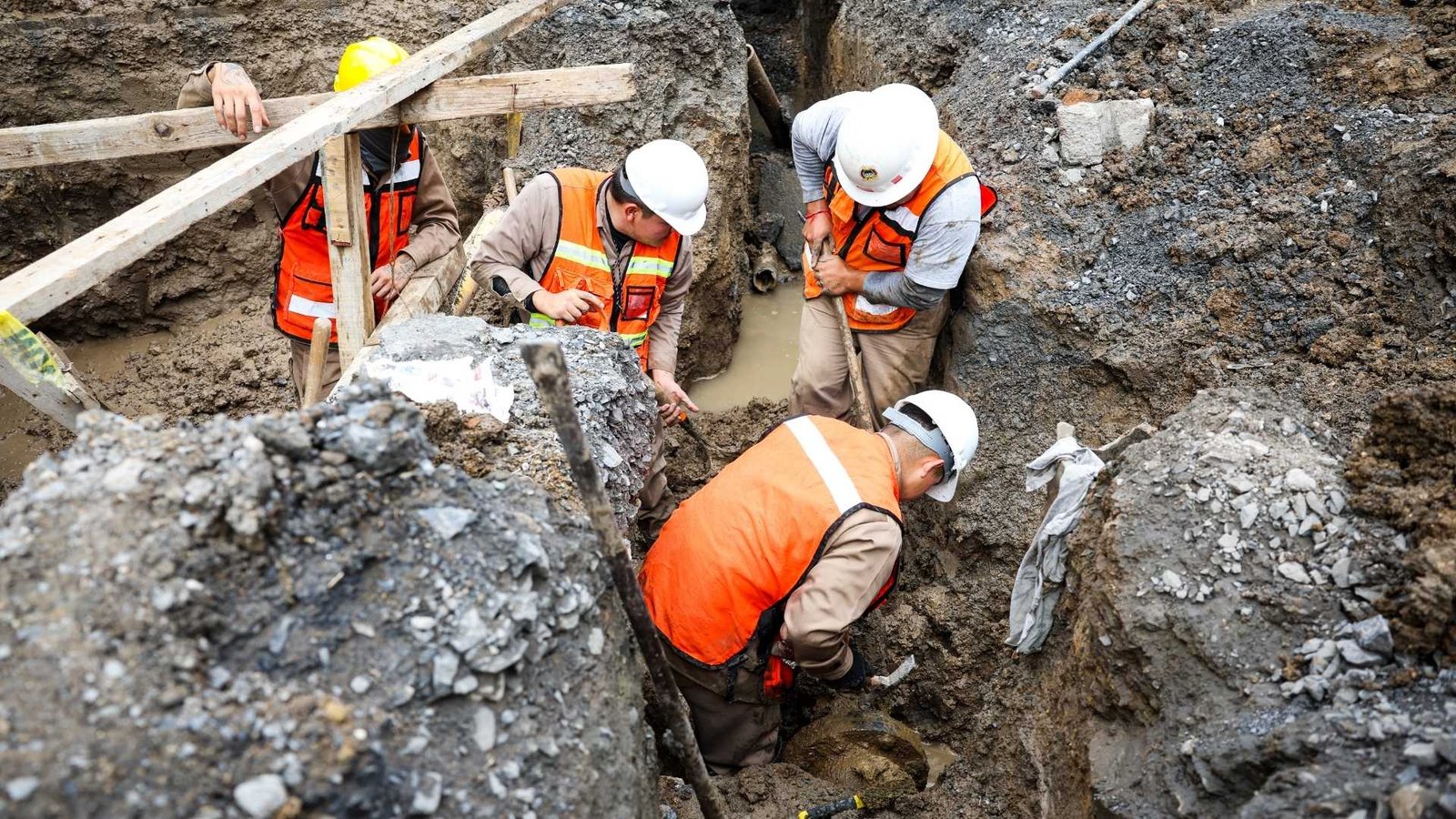 Fugas atendidas Agua y Drenaje de Monterrey