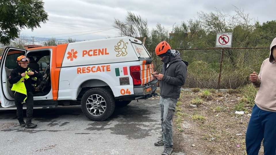 Rescate de excursionista en el Cerro del Topo Chico”.