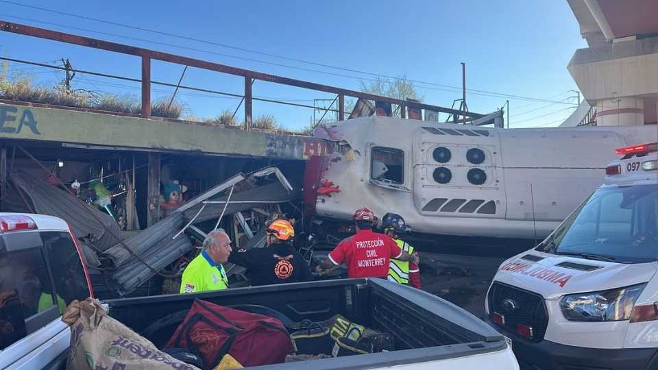 accidente Ruta 405 Monterrey