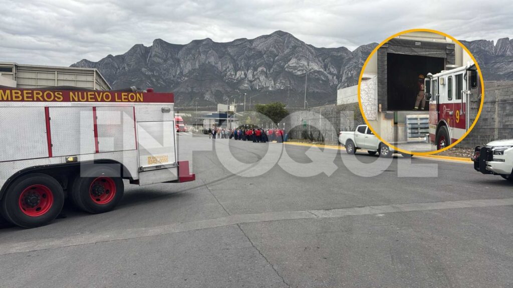 Evacúan a 134 trabajadores por fuego en Mega Alimentos