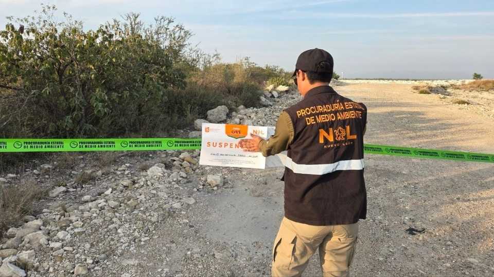 Operativo ambiental en el Valle de Santa Elena, Zuazua