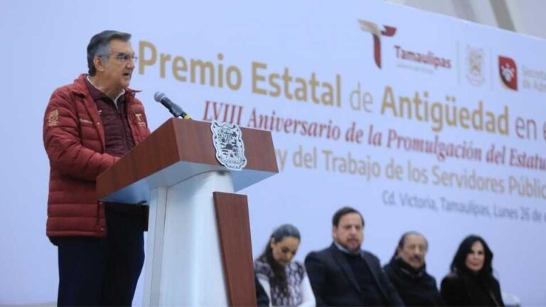 Reconocen a 1,453 trabajadores por antigüedad en Tamaulipas