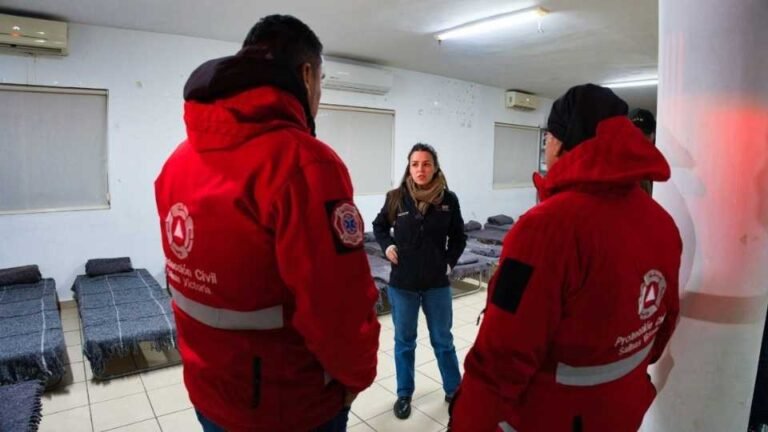 Albergues temporales por frío en Salinas Victoria.
