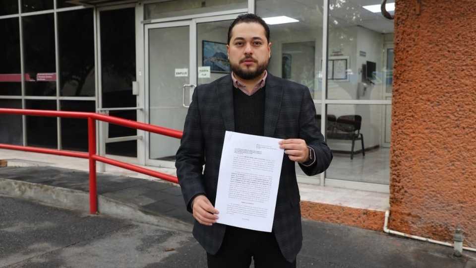 Diputado Miguel Lechuga presenta denuncia contra alcalde de Santa Catarina