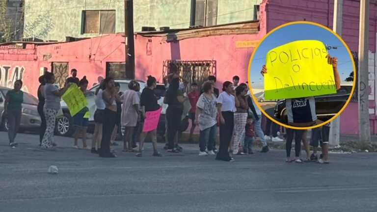 Protesta vecinal provoca bloqueo vial en Alfonso Reyes