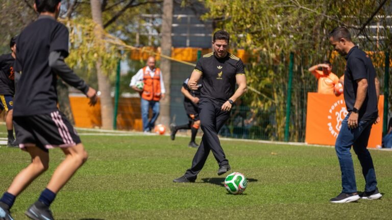 Nueva cancha deportiva inaugurada en Guadalupe rumbo al Mundial 2026