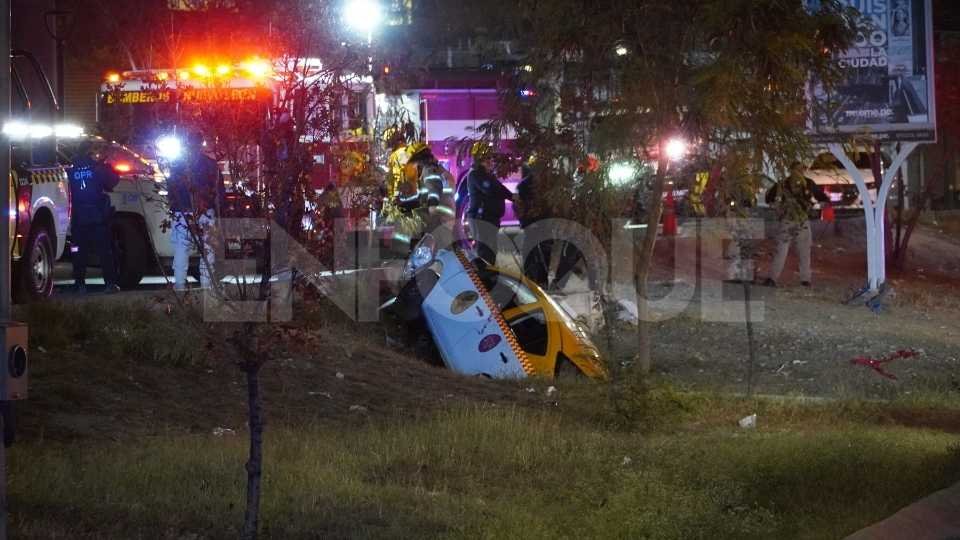 ataque armado contra taxi en Santa Catarina