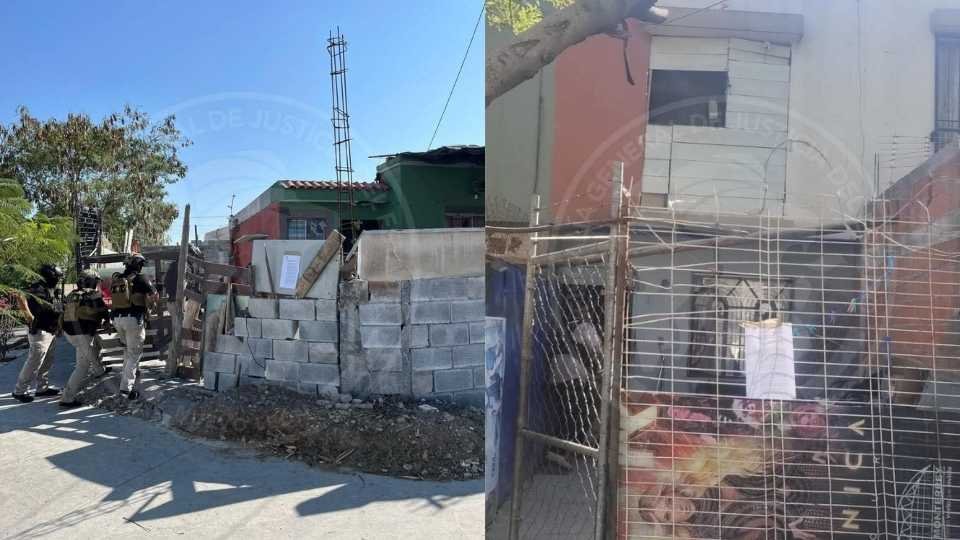 Elementos de la AEI realizan cateo por narcomenudeo en Escobedo