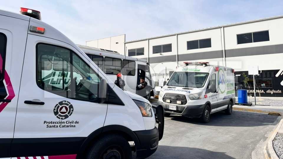 trabajador muere Parque Industrial Finsa Santa Catarina