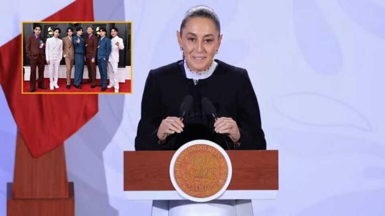 Claudia Sheinbaum habla sobre conciertos de BTS en México