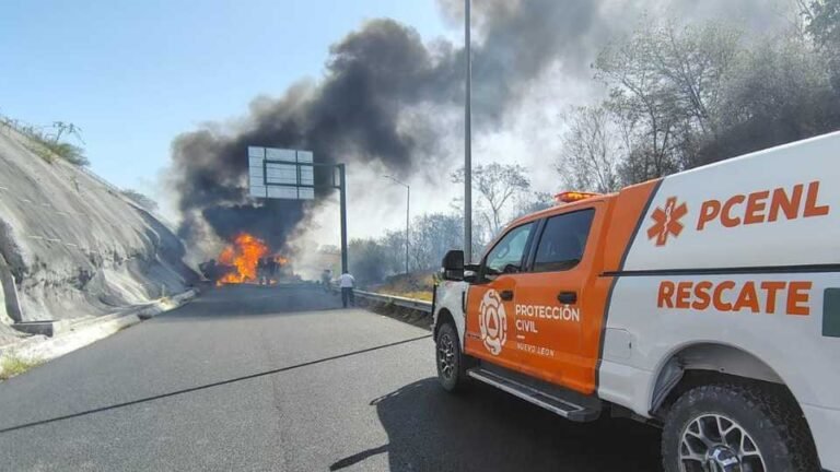 pipa incendiada Juárez NL