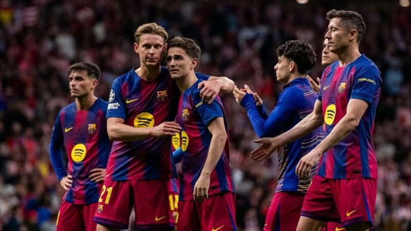 Barcelona queda fuera de la Champions pese a vencer al Atlético de Madrid