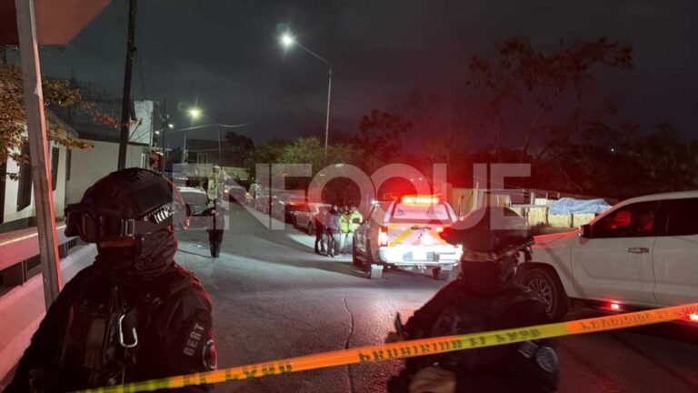 ataque armado Santa Catarina policía acordona zona”