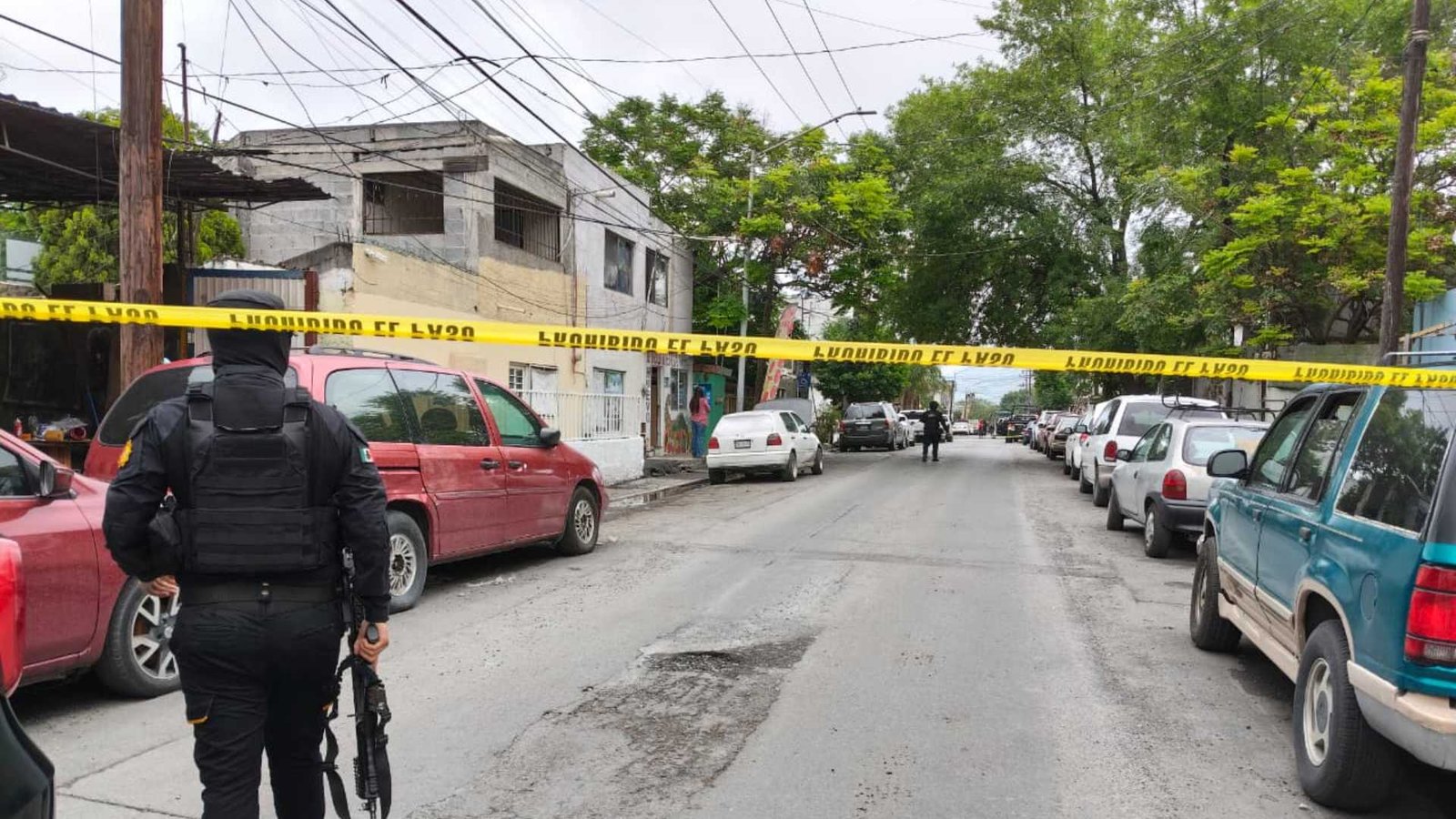 escena crimen colonia Independencia Monterrey motosicarios