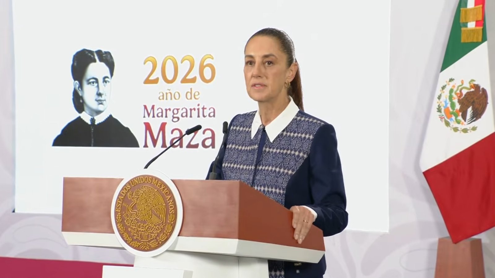 Sheinbaum responde a críticas por impunidad y destaca baja en delitos