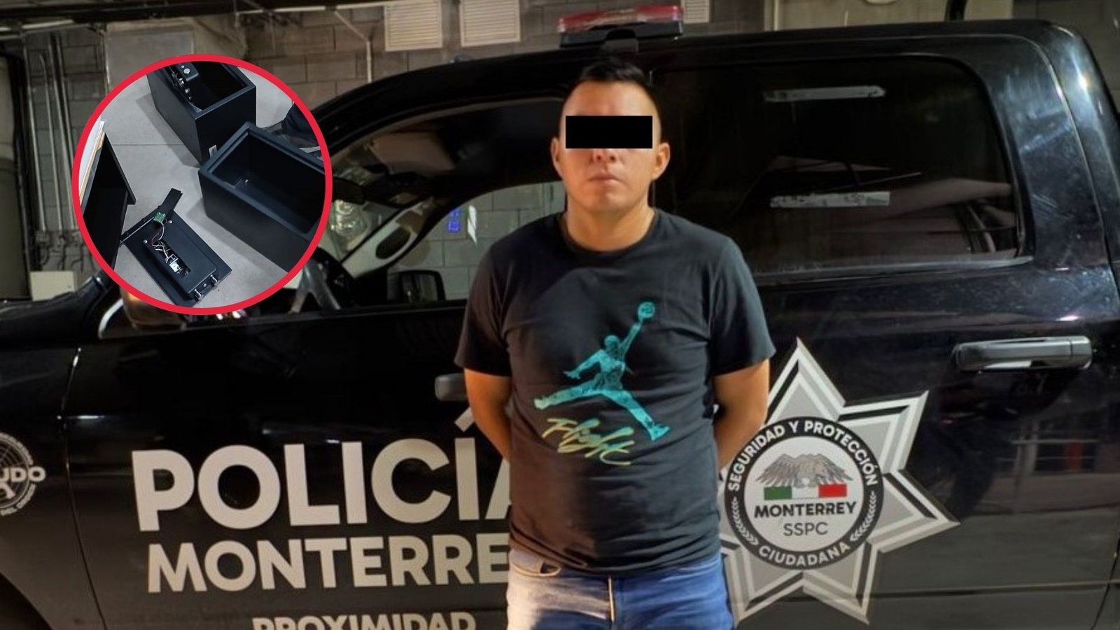 Detienen a guardia por intento de robo en Obispado