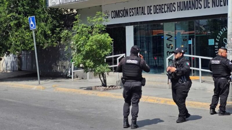 Alerta de bomba en Comisión de Derechos Humanos moviliza en Monterrey