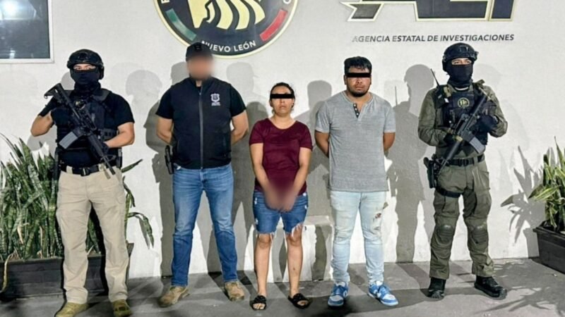 Capturan en Monterrey a pareja ligada a crimen de policías