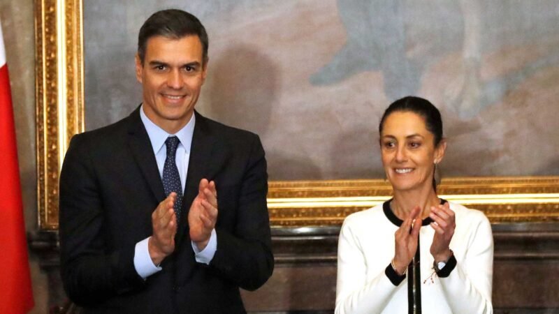 Sheinbaum y Sánchez acuerdan fortalecer relación México-España