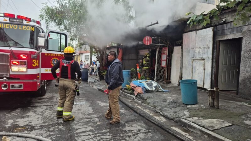 Incendio en casa de la Niño Artillero deja un lesionado