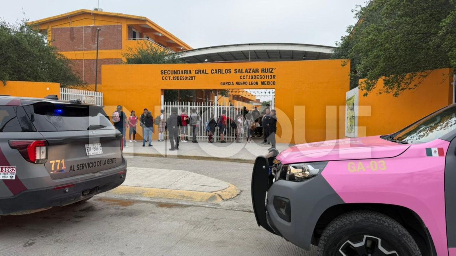 Arman operativo por amenaza de tiroteo en Secundaria en García