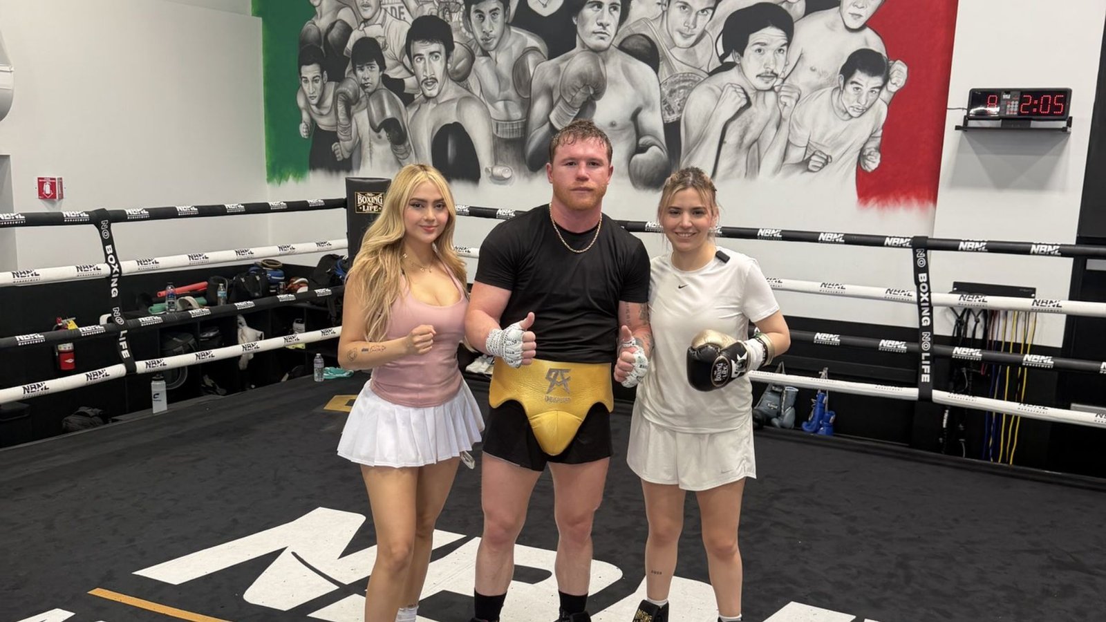 Rivers entrena con Canelo rumbo a La Velada VI