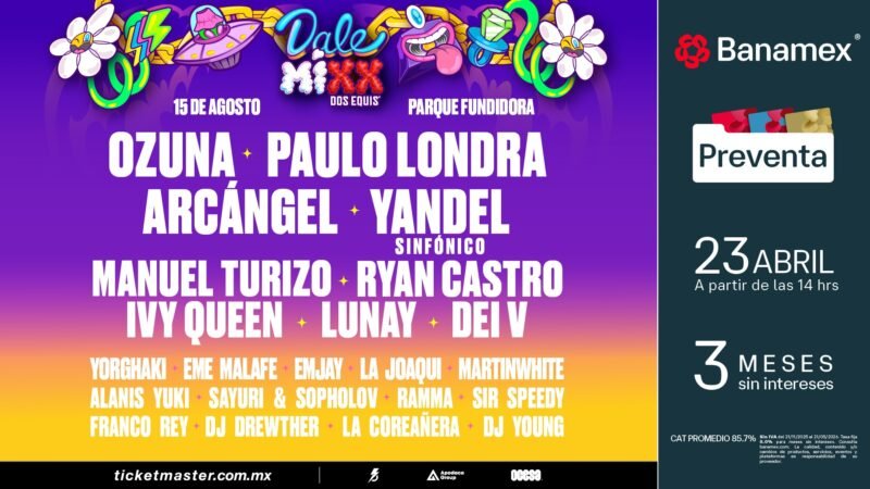 Dale MIXX 2026 revela lineup oficial