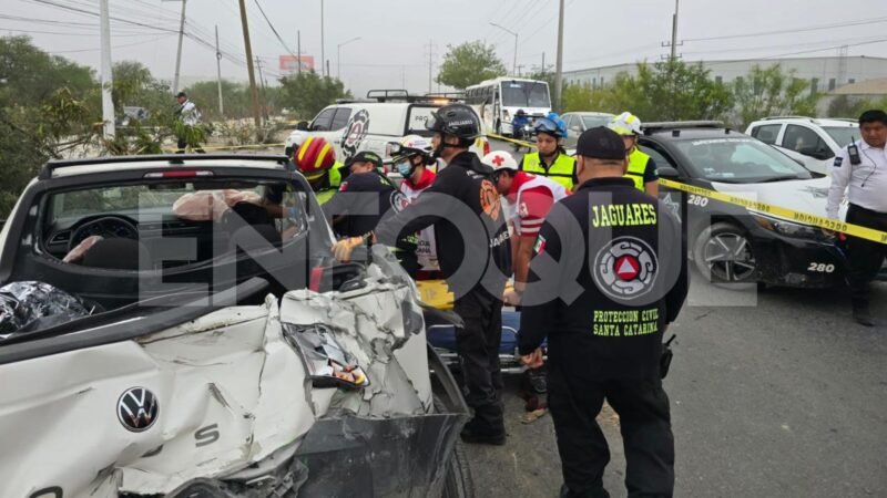 Mueren dos trabajadores tras accidente en Santa Catarina