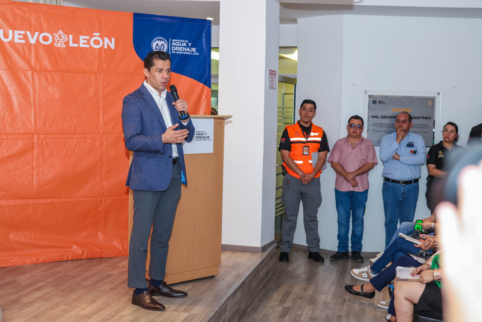 Promueve Agua y Drenaje de Monterrey prevención laboral