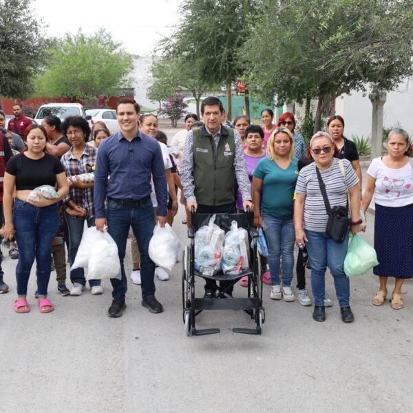 Impulsa Escobedo apoyo vecinal con programa solidario