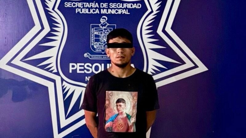 Detienen a hombre por intentar asesinar a su pareja en Pesquería