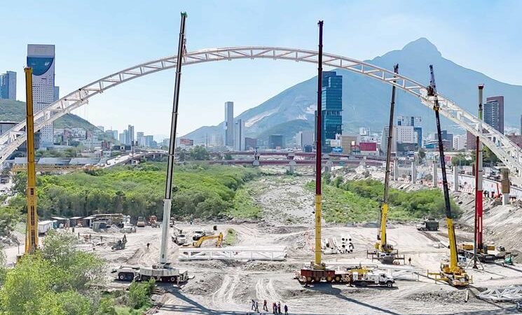 Supervisa Samuel avance del Puente Nuevo para el Mundial