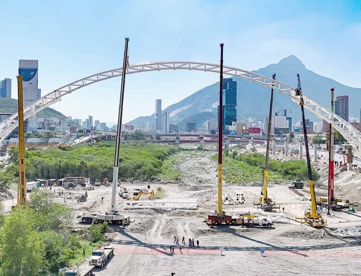 Supervisa Samuel avance del Puente Nuevo para el Mundial