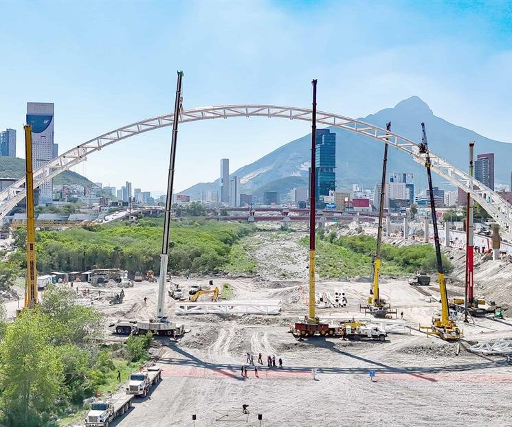 Supervisa Samuel avance del Puente Nuevo para el Mundial