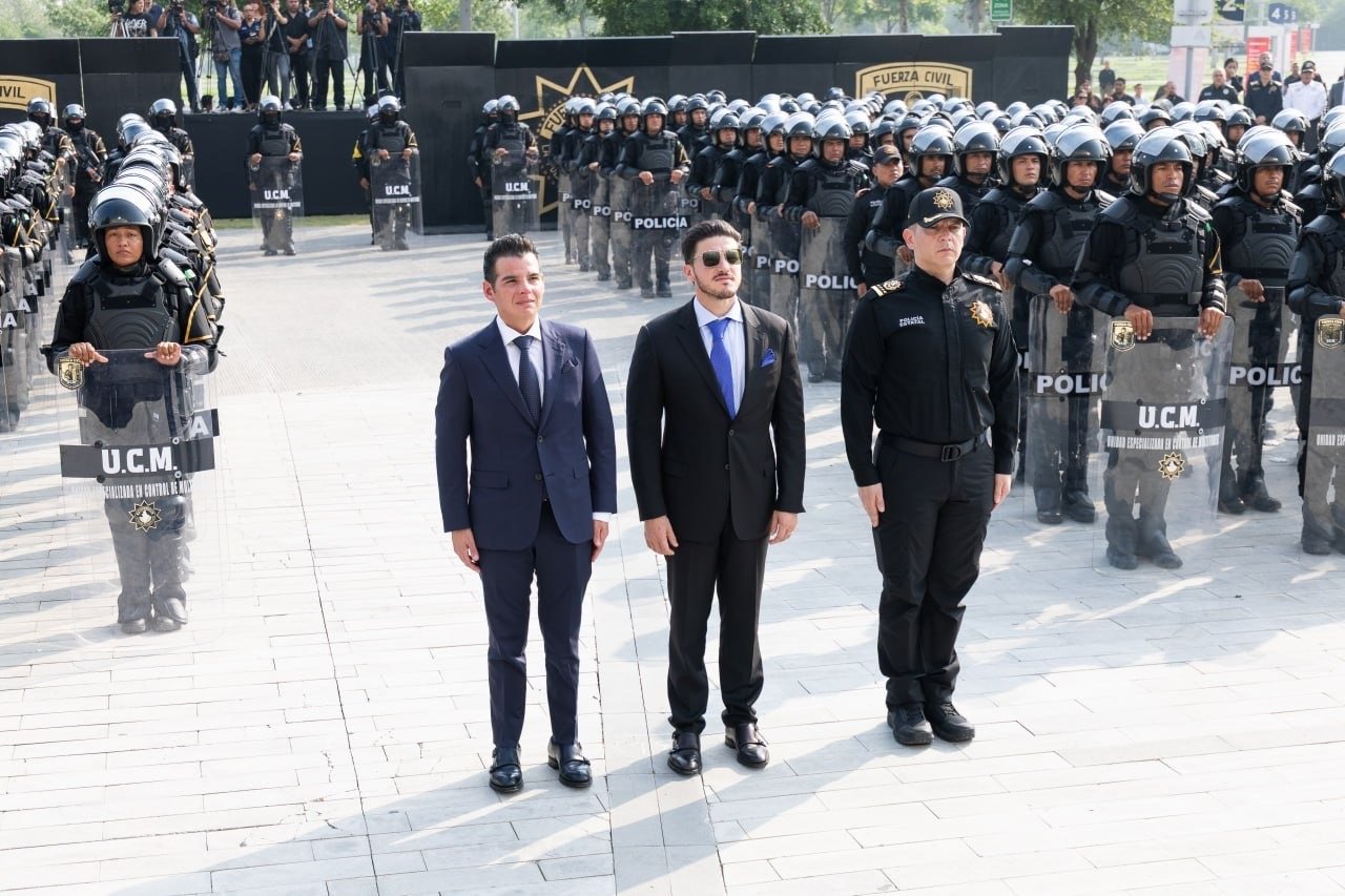 Refuerza NL seguridad con 1,500 nuevos elementos de Fuerza Civil