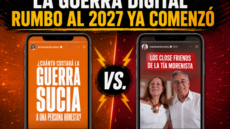 Usan Inteligencia Artificial para el golpeteo político rumbo al 2027