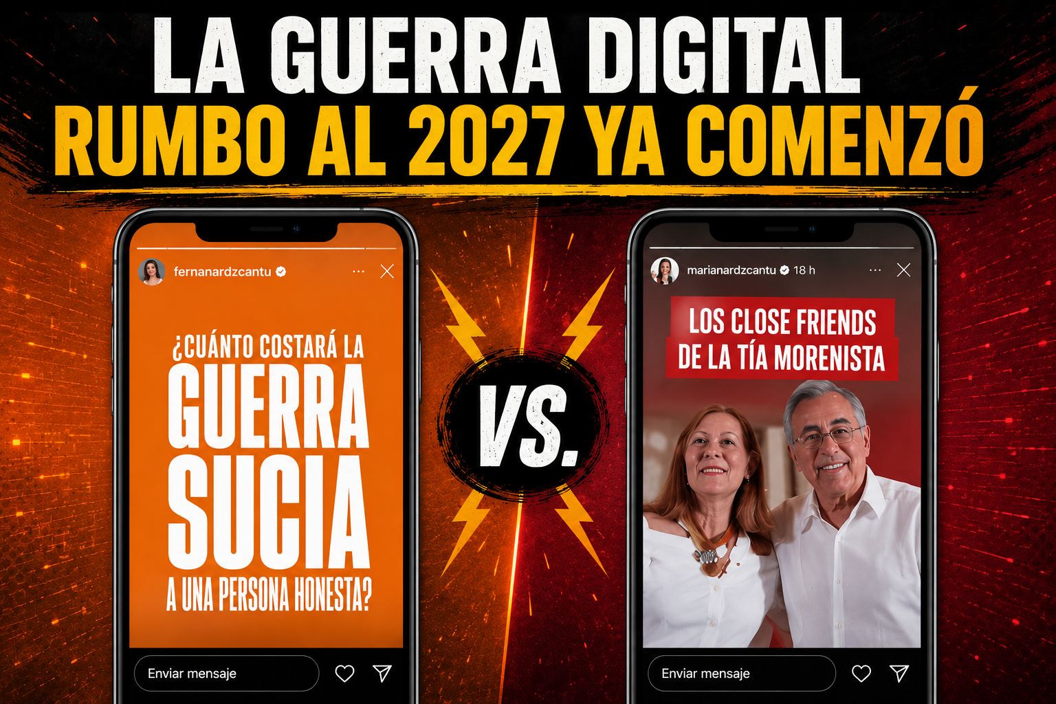 Usan Inteligencia Artificial para el golpeteo político rumbo al 2027