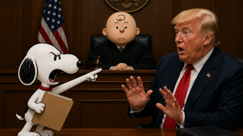 Snoopy mete en problemas al Gobierno de Trump