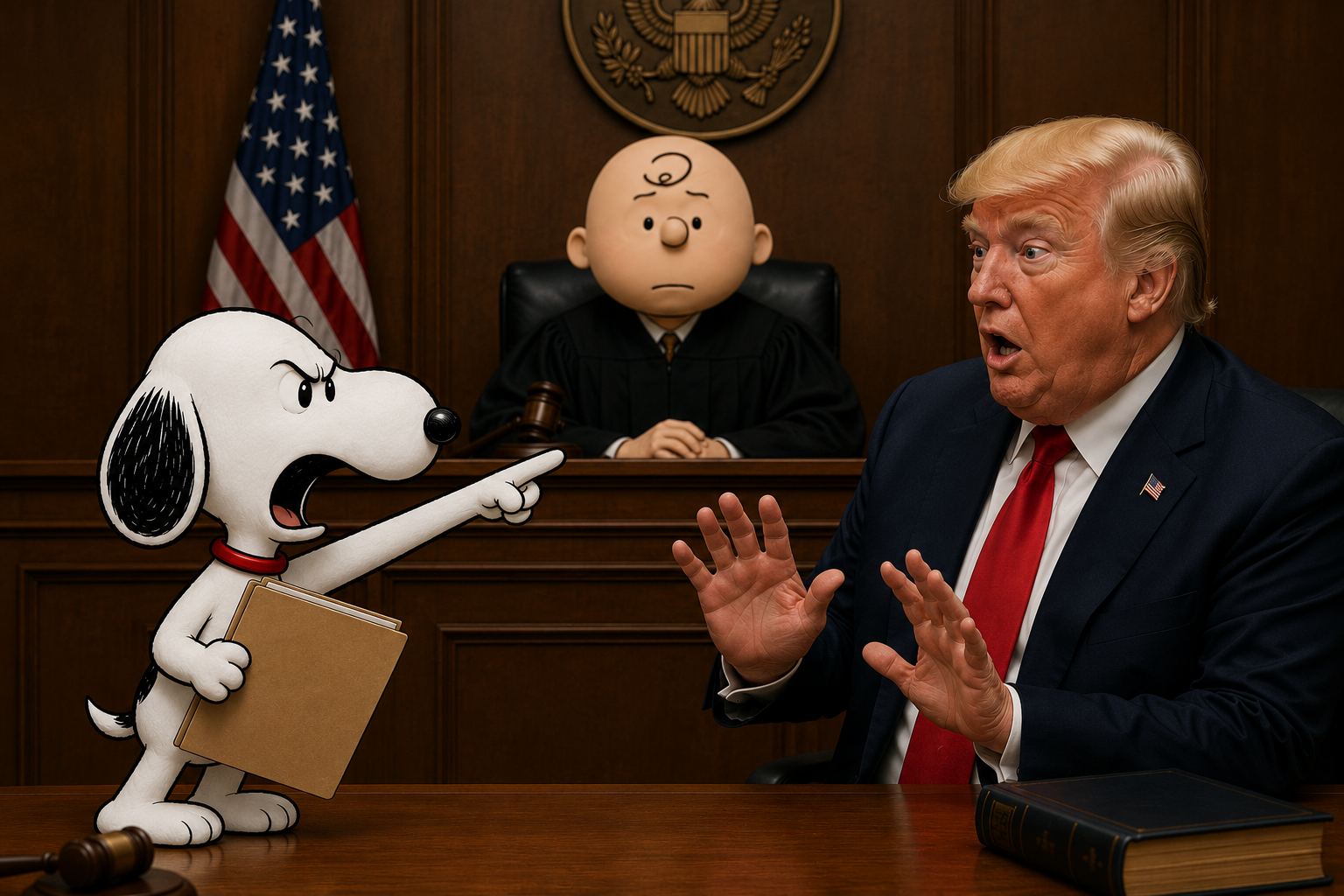 Snoopy mete en problemas al Gobierno de Trump