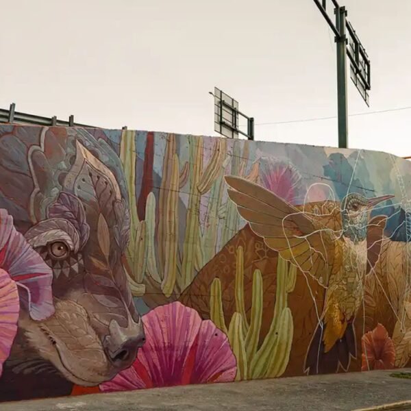 Inauguran mural monumental en Guadalupe