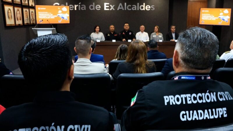 Guadalupe refuerza prevención por temporada de lluvias