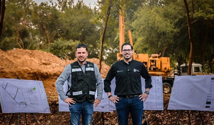 Supervisa David de la Peña obra deportiva San Pedro