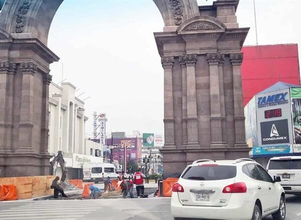 Suspenden obras en Arco de la Independencia