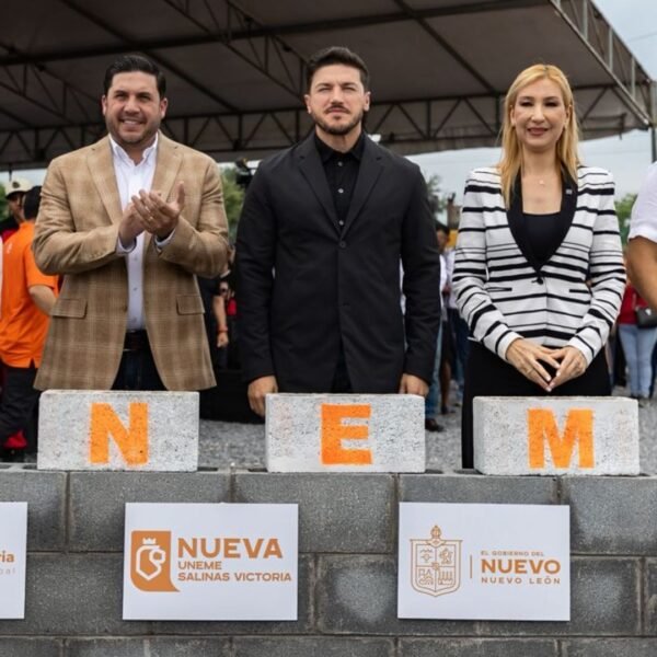 Samuel García arranca construcción de UNEME en Salinas Victoria