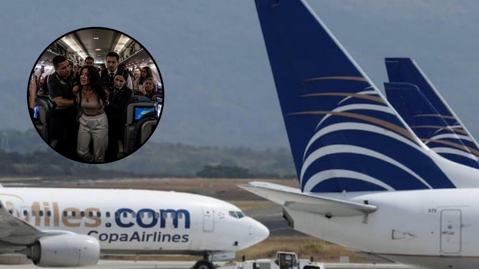 ¡No aguantaron! Pareja intenta tener relaciones en pleno vuelo y termina detenida